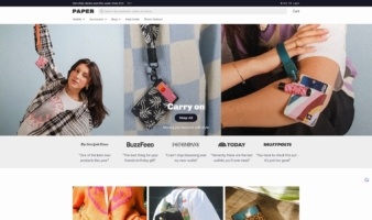 eCommerce website template: Paper