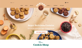 eCommerce website: Partake Foods