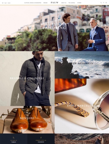 eCommerce website: PAUW