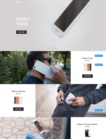 eCommerce website: Peel