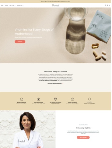 eCommerce website: Perelel