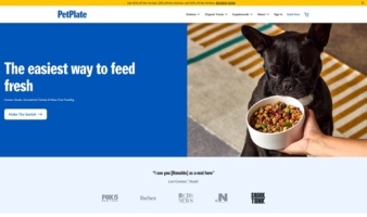 eCommerce website: Pet Plate