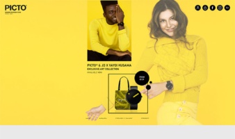 eCommerce website: PICTO Watches
