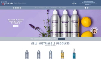eCommerce website: Plaine Products