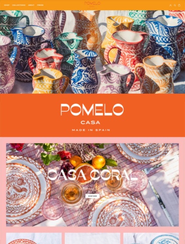 eCommerce website: Pomelo Casa