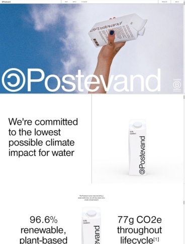 eCommerce website: Postevand