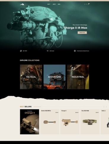 eCommerce website: ​Princeton Tec