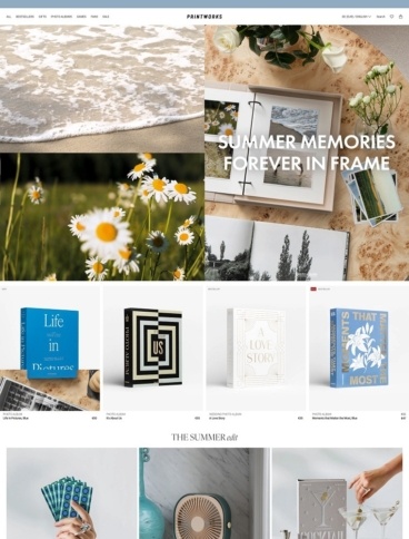 eCommerce website: Printworks