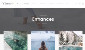 eCommerce website: QC Terme
