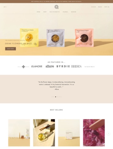 eCommerce website: The Qi