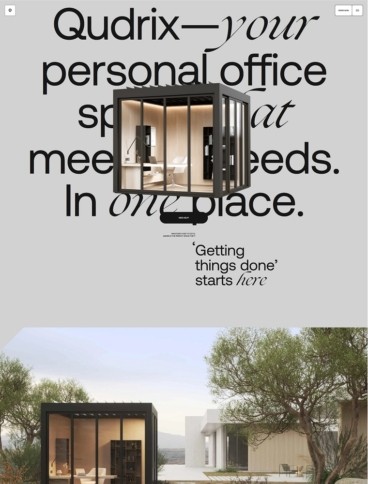 eCommerce website: Qudrix