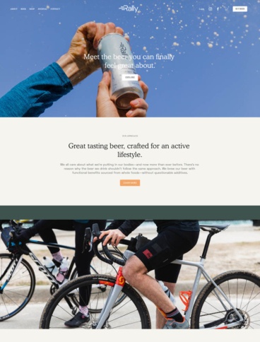 eCommerce website: Rally