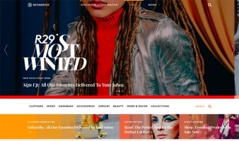 eCommerce website: Refinery29