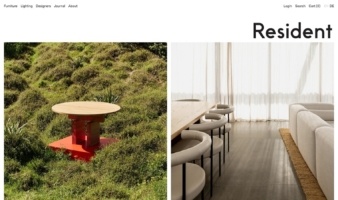 eCommerce website: Resident