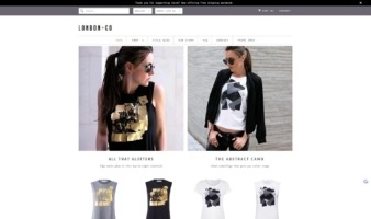 eCommerce website template: Responsive