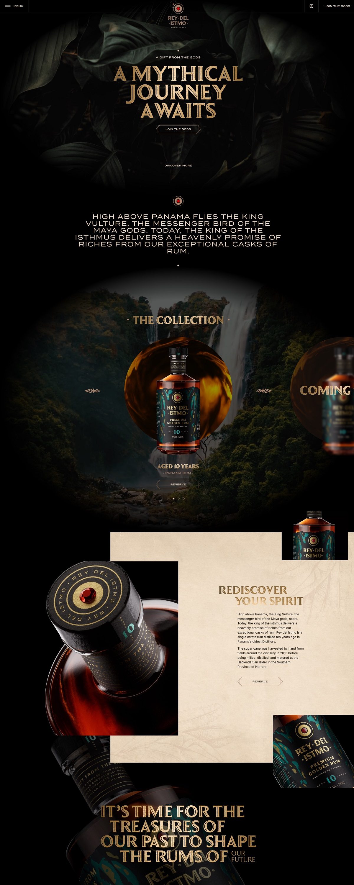 eCommerce website: Rey Del Istmo