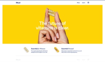 eCommerce website: Ritual