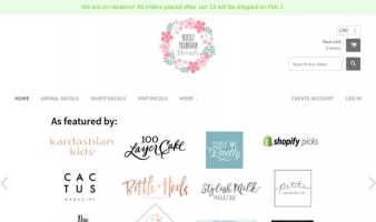 eCommerce website: Rocky Mountain Decal