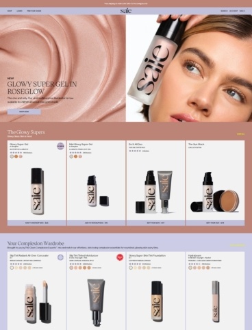 eCommerce website: Saie