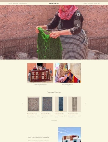eCommerce website: Salam Hello