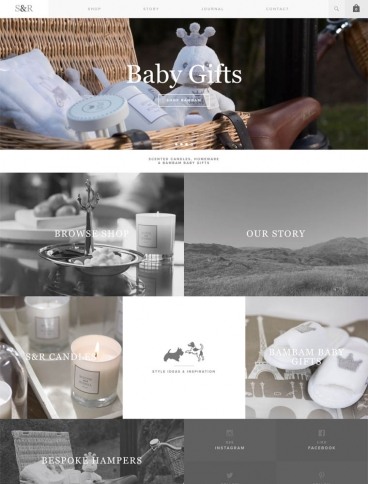 eCommerce website: Scottie and Russell