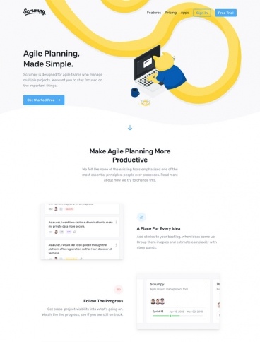 eCommerce website: Scrumpy