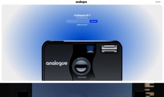 eCommerce website: ​The Analogue aF-