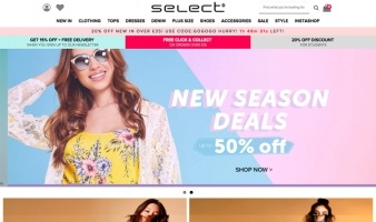 eCommerce website: Select Fashion