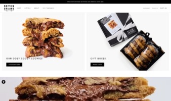 eCommerce website: Seven Grams Caffé