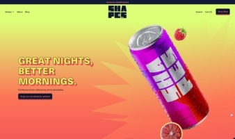 eCommerce website template: Shapes Shopify Theme