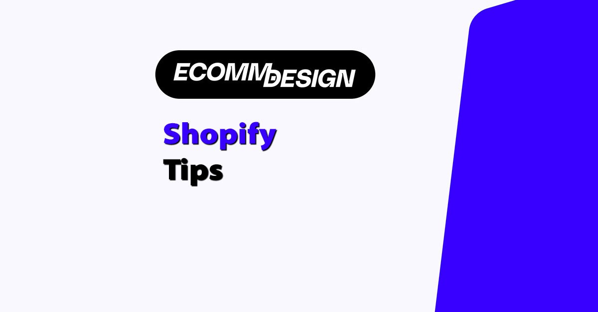 shopify tips