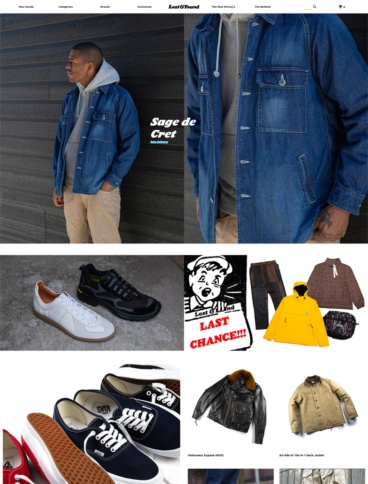 eCommerce website: Lost & Found