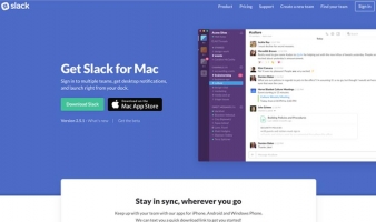 eCommerce website: Slack