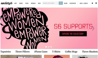 eCommerce website: Society6