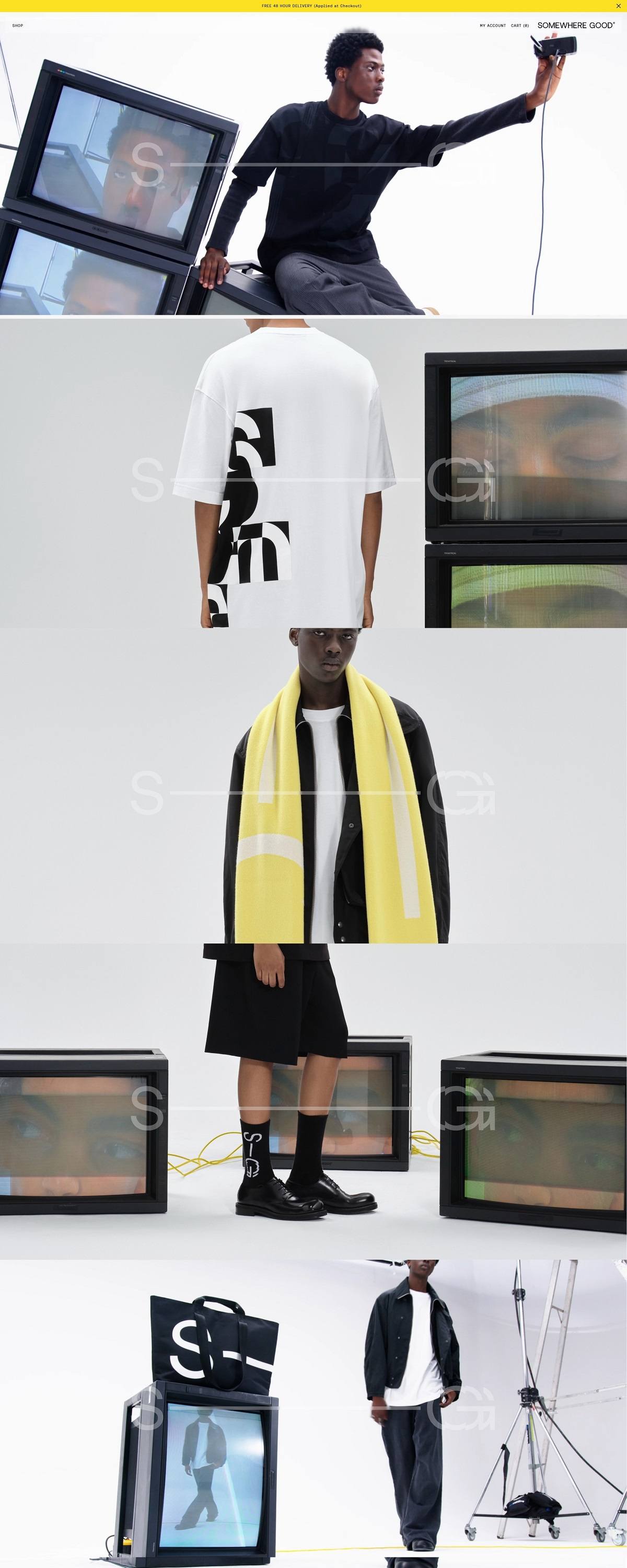 eCommerce website: ​Somewhere Good Studio