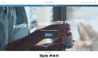 eCommerce website: Soothe