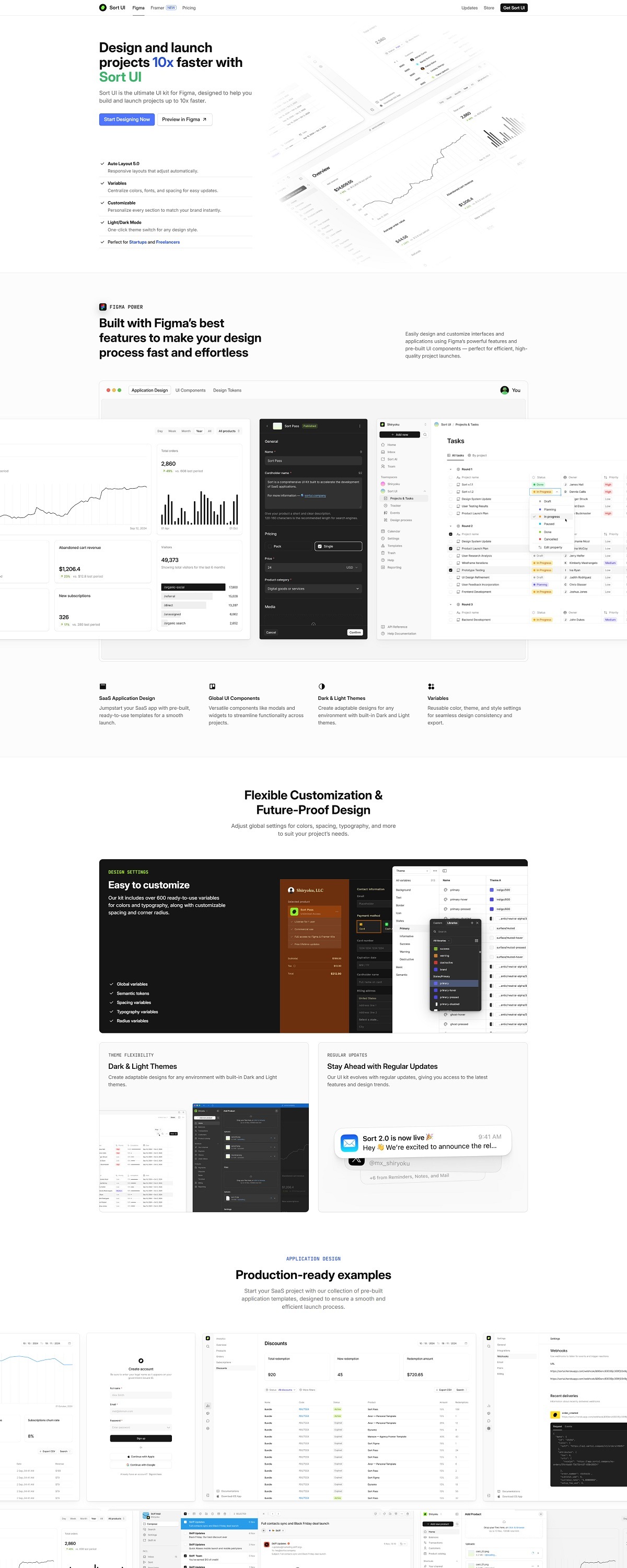 eCommerce website: Sort UI