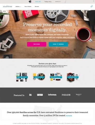 eCommerce website: Southtree