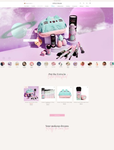 eCommerce website: Spectrum Collections