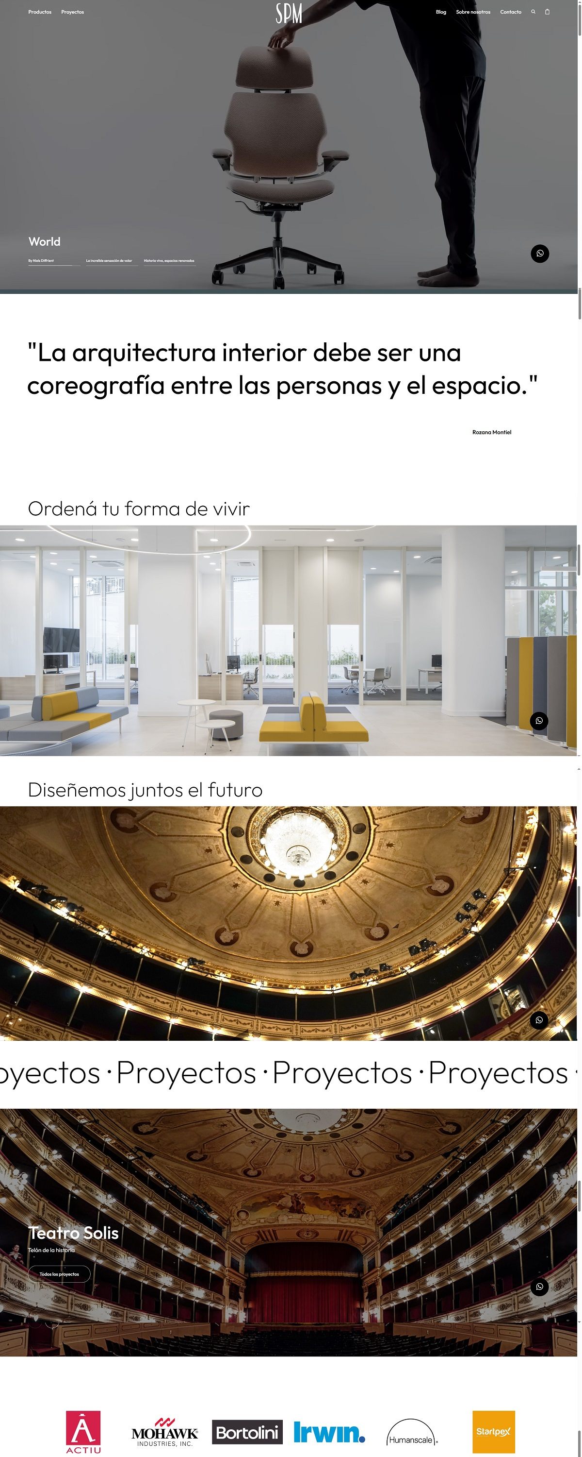 eCommerce website: SPM