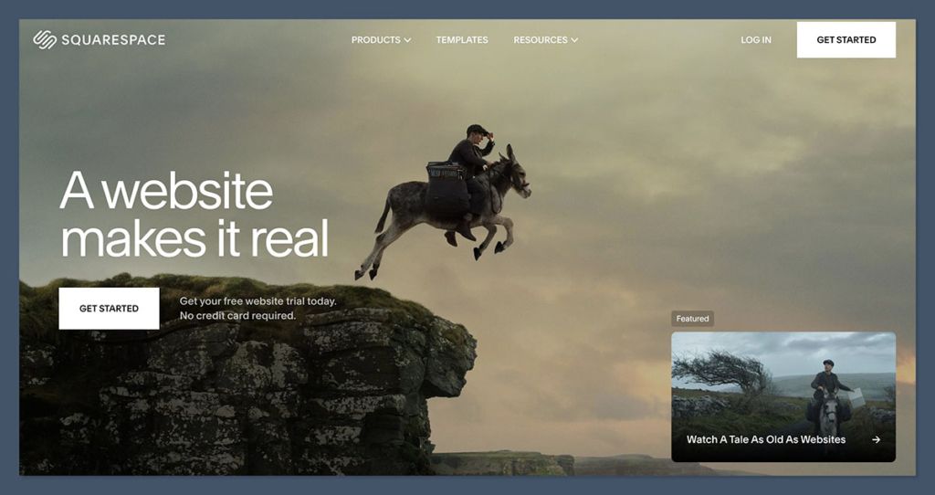 Squarespace Homepage