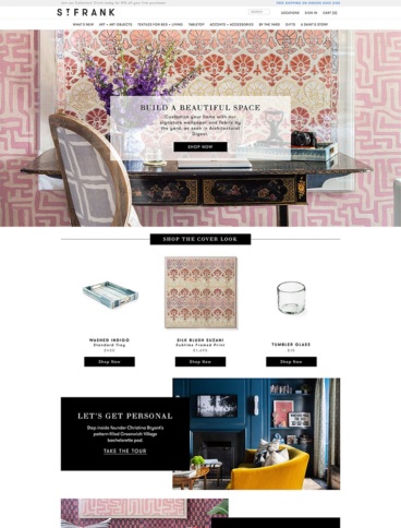 eCommerce website: St. Frank