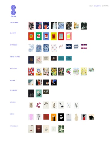 eCommerce website: Stampa