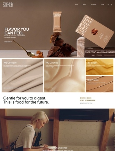 eCommerce website: Stars + Honey