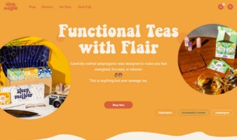 eCommerce website: Steep & Mellow