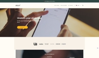 eCommerce website: Stori
