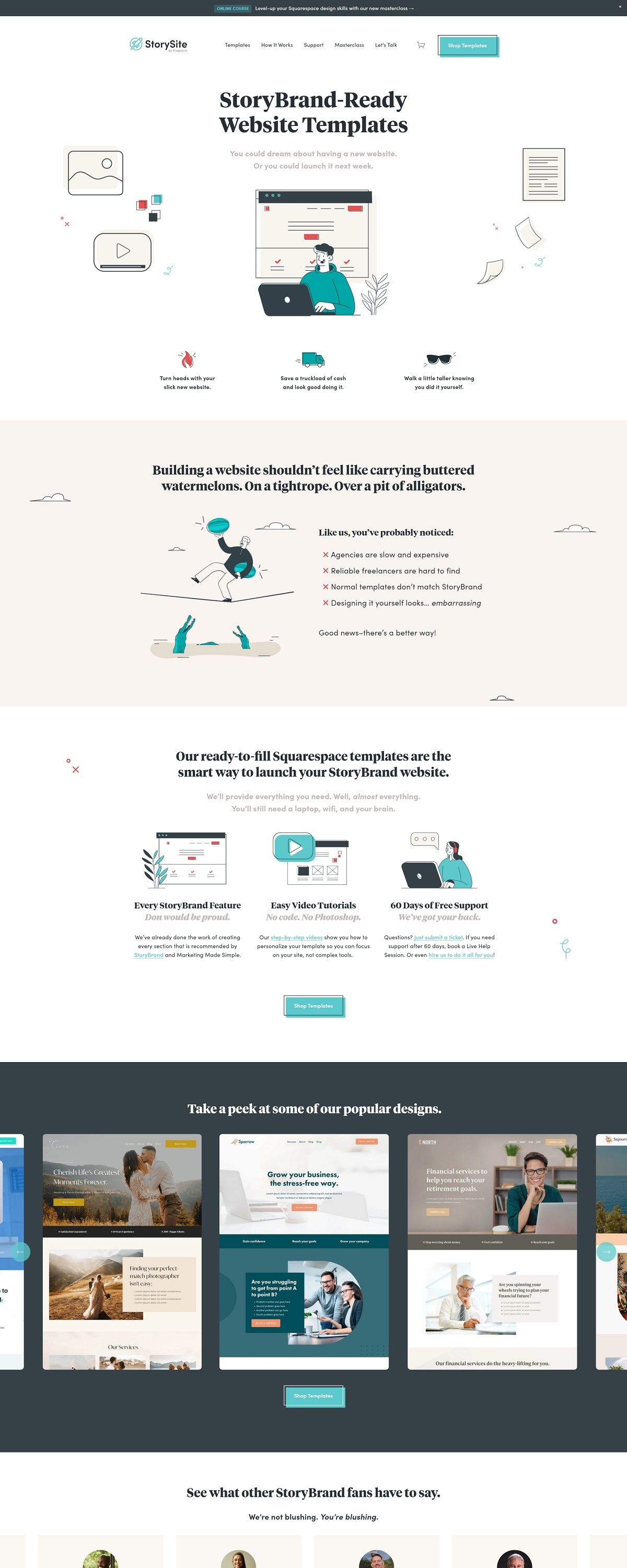 eCommerce website: StorySite