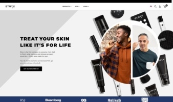 eCommerce website: Stryx