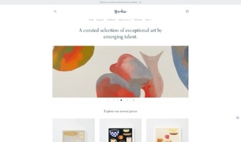 eCommerce website template: Studio