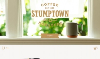 eCommerce website: Stumptown Coffee Roasters